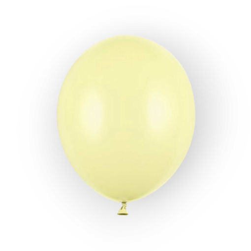 Picture of LATEX BALLOONS PASTEL YELLOW 12 INCH